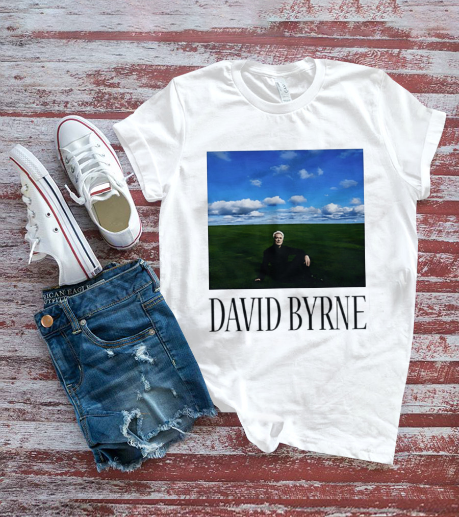David Byrne Windows Wallpaper Meme T-Shirt