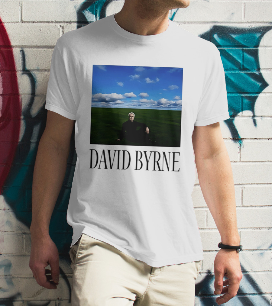 David Byrne Windows Wallpaper Meme T-Shirt