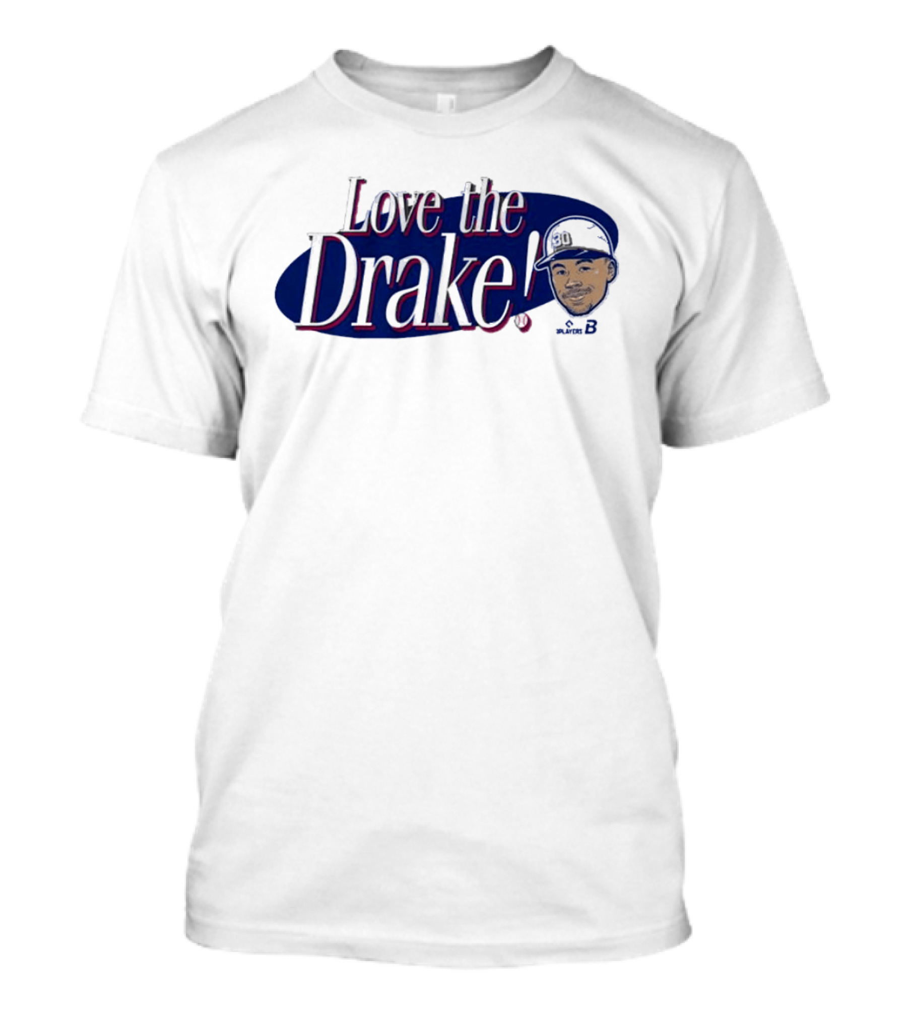 Love The Drake Text With Baseball Cap T-Shirt