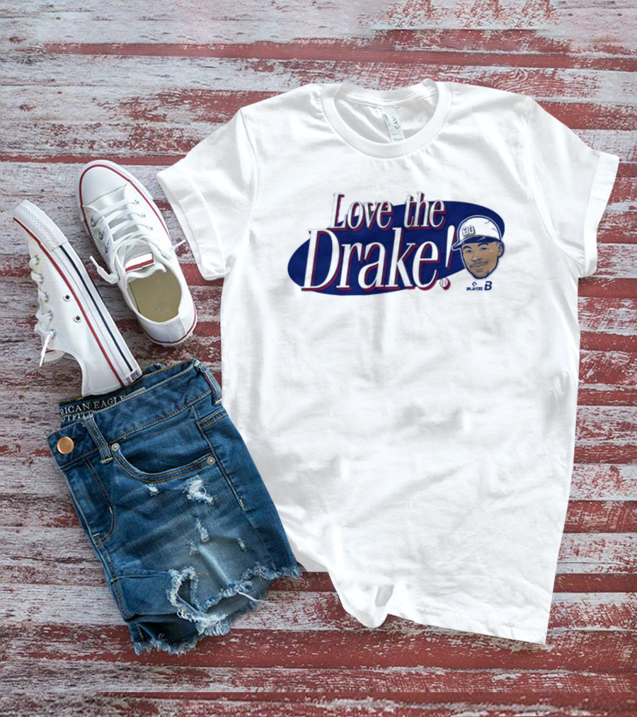 Love The Drake Text With Baseball Cap T-Shirt