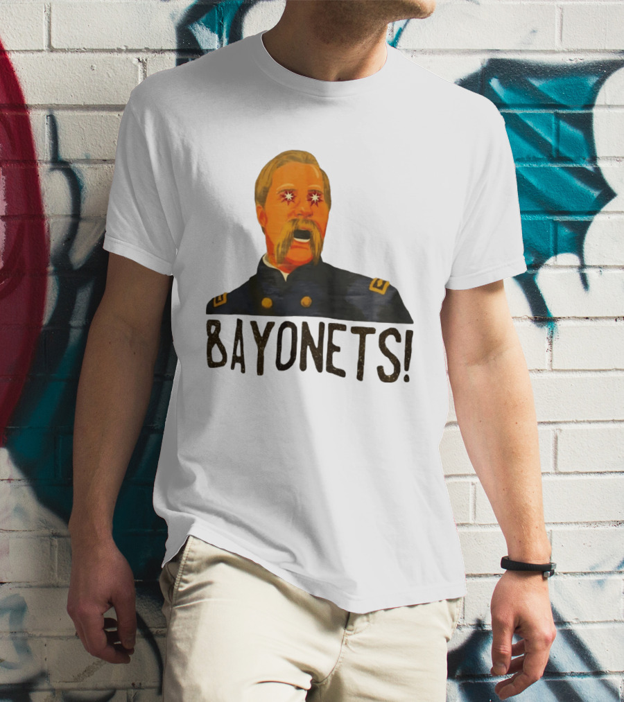 Bayonets Joshua Chamberlain Gettysburg Civil War T-Shirt