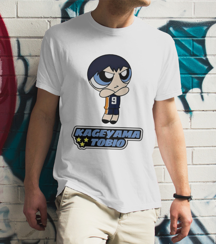 Kageyama Tobio 9 Haikyuu Powerpuff Girls T-Shirt