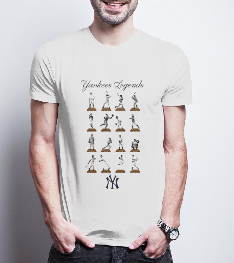 Yankees Legends Hall Of Fame Icons Baseball Moment T-Shirt
