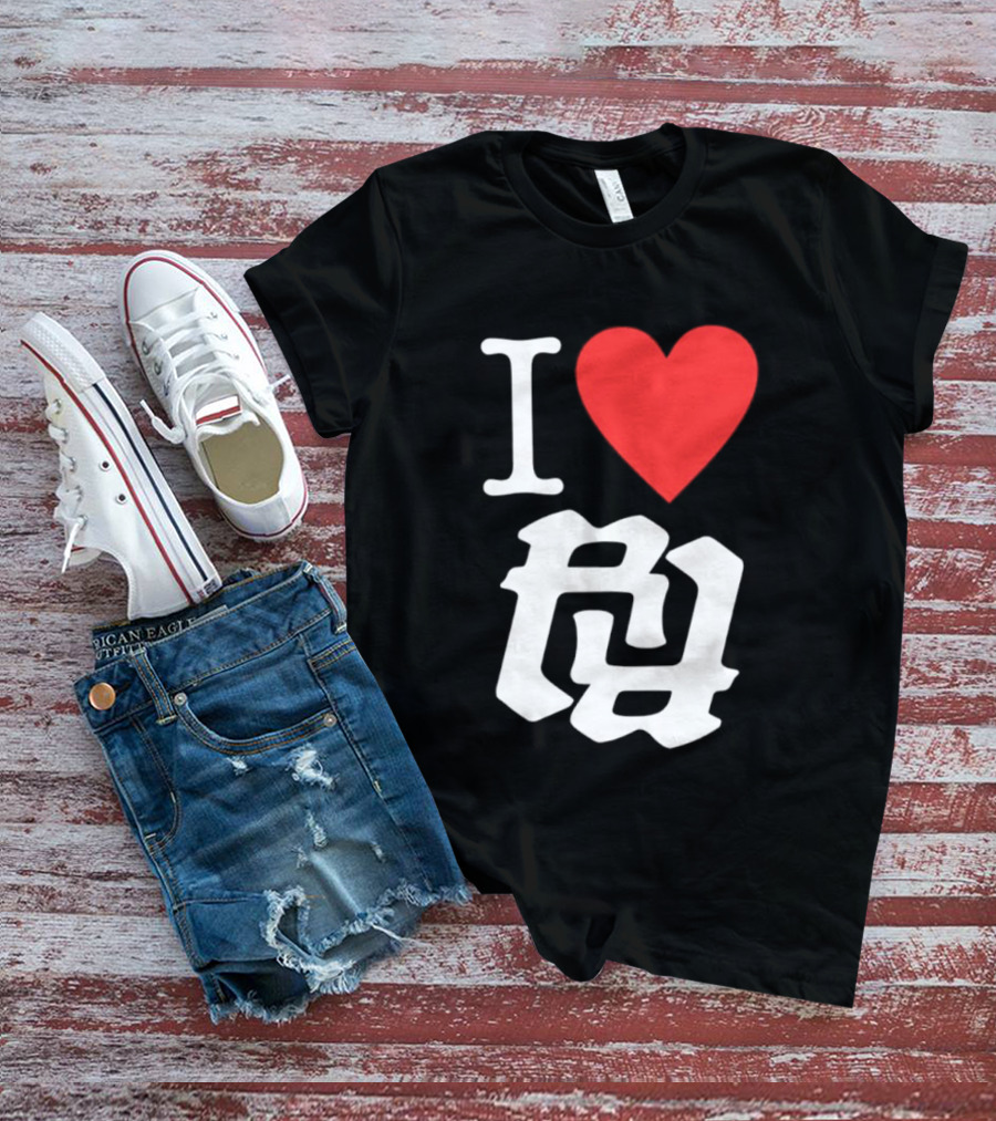 I Heart RR White T-Shirt