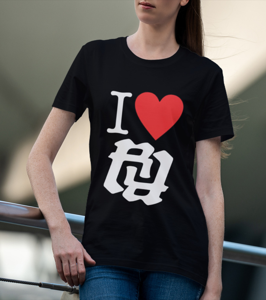 I Heart RR White T-Shirt