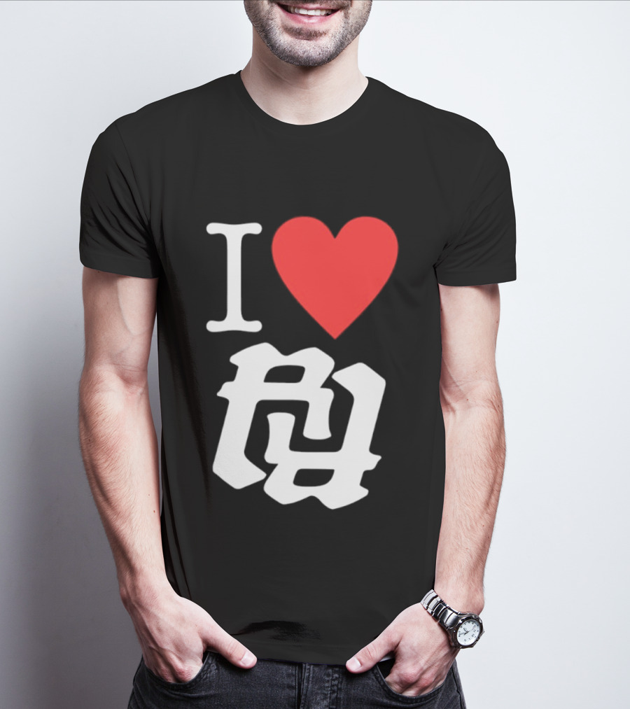 I Heart RR White T-Shirt