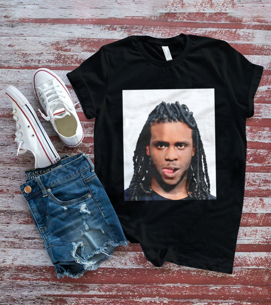 Chief Keef Shot Photo Dreadlocks Tongue Out T-Shirt
