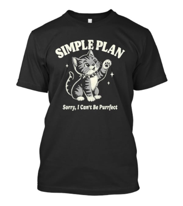 Simple Plan Cat T-Shirt