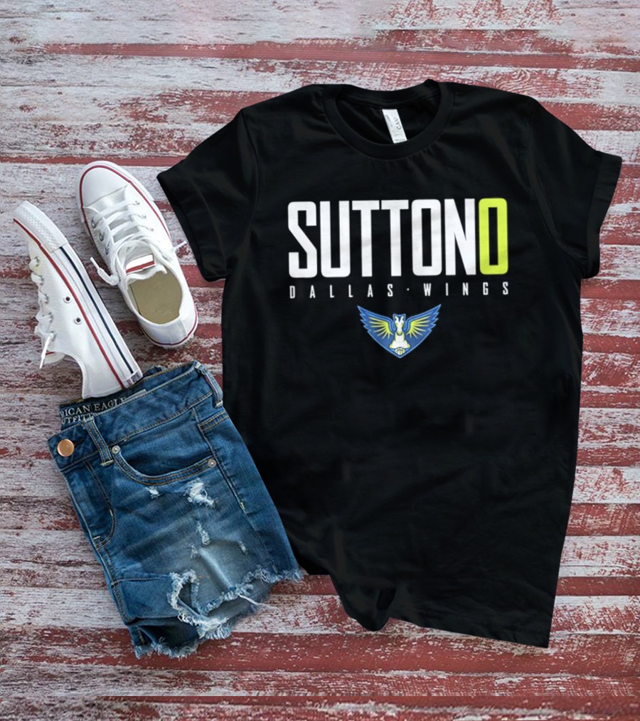 Sutton 0 Dallas Wings Sug Sutton WNBA 2026 T-Shirt