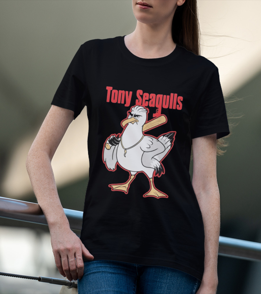 Tony Seagulls Seagull Baseball Bat Boston Red Sox Anthony Seigler T-Shirt
