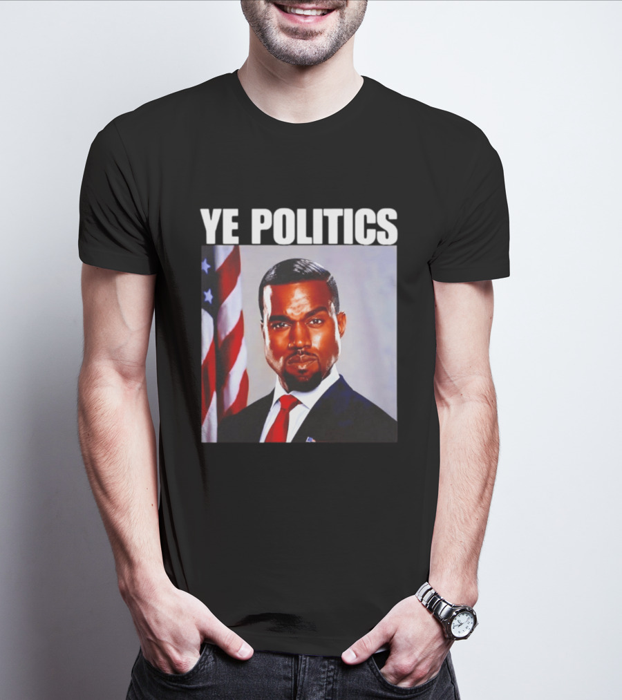 Ye Politics Kanye West American Flag T-Shirt