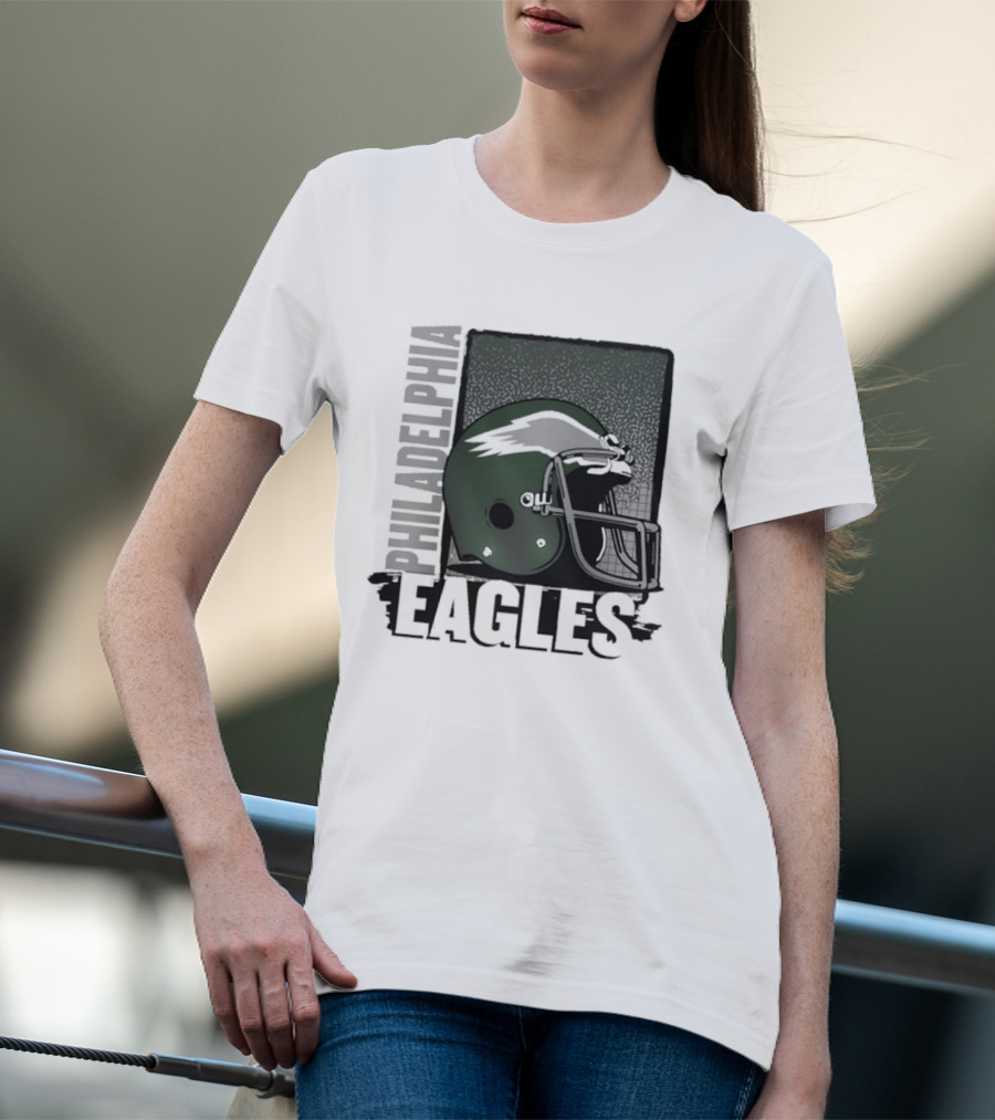 Philadelphia Eagles 2026 Season Helmet Football T-Shirt