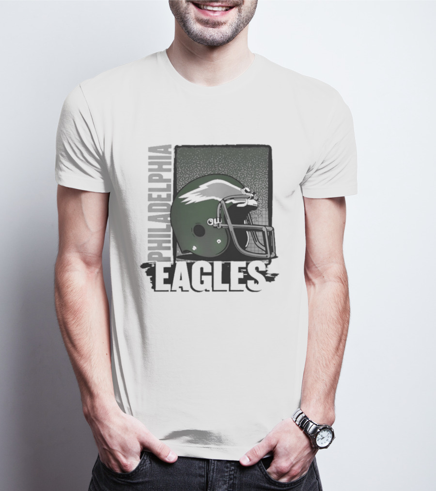 Philadelphia Eagles 2026 Season Helmet Football T-Shirt