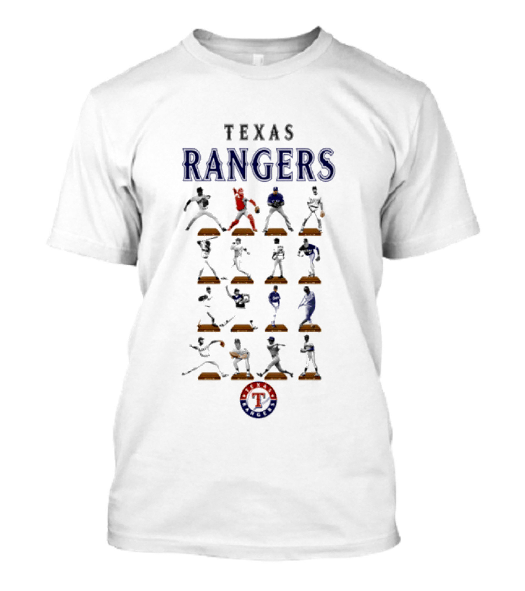Texas Rangers Baseball Legends Hall Of Fame Moments MLB T-Shirt