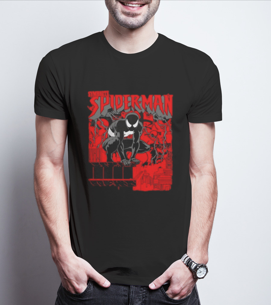 Symbiote Spider Man Marvel Venom Black Suit Comic T-Shirt