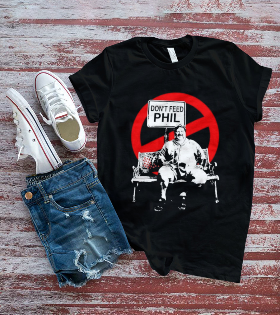 Viva La Bam MTV Reality TV Don't Feed Phil Bench Red Circle T-Shirt