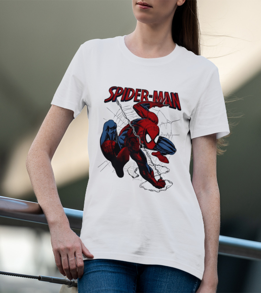 SPIDER MAN Marvel Superhero Man Spider Peter Parker Web Slinger T-Shirt