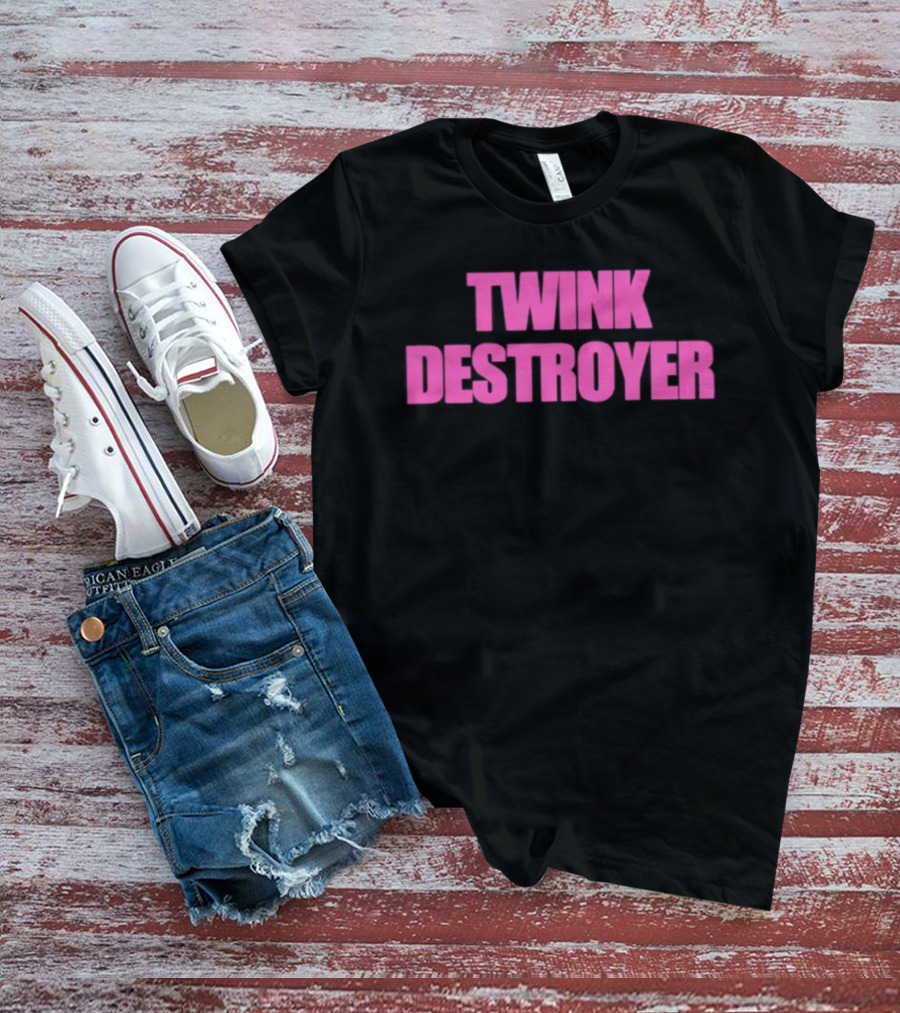 Twink Destroyer Bold Pink T-Shirt