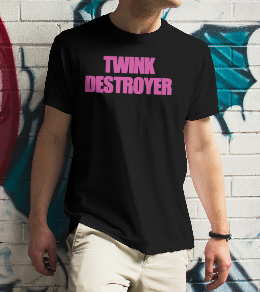 Twink Destroyer Bold Pink T-Shirt