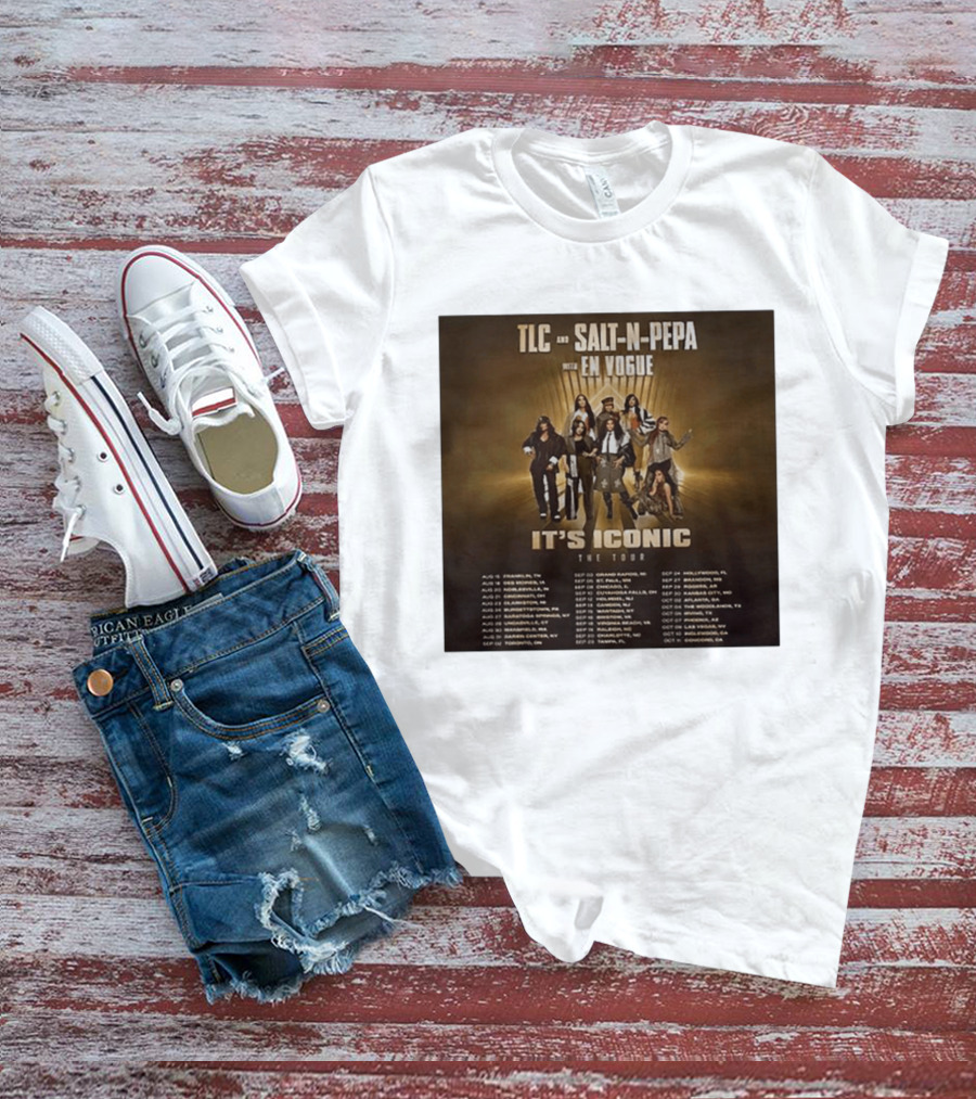TLC Salt N Pepa En Vogue It's Iconic Tour Dates 2023 T-Shirt