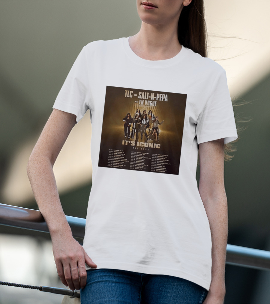 TLC Salt N Pepa En Vogue It's Iconic Tour Dates 2023 T-Shirt