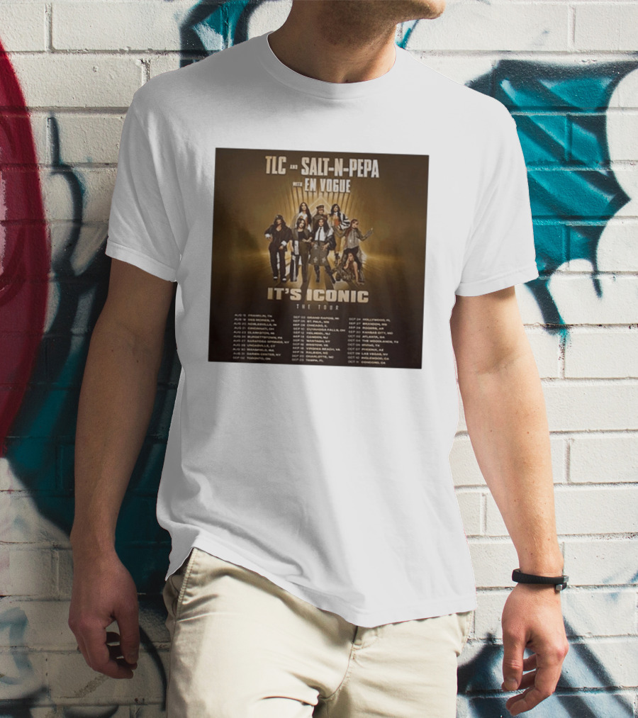 TLC Salt N Pepa En Vogue It's Iconic Tour Dates 2023 T-Shirt