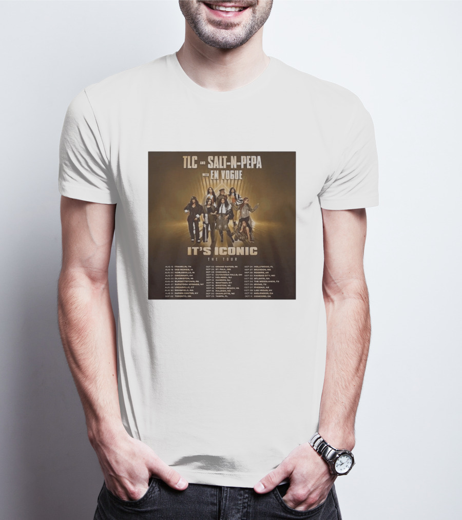 TLC Salt N Pepa En Vogue It's Iconic Tour Dates 2023 T-Shirt
