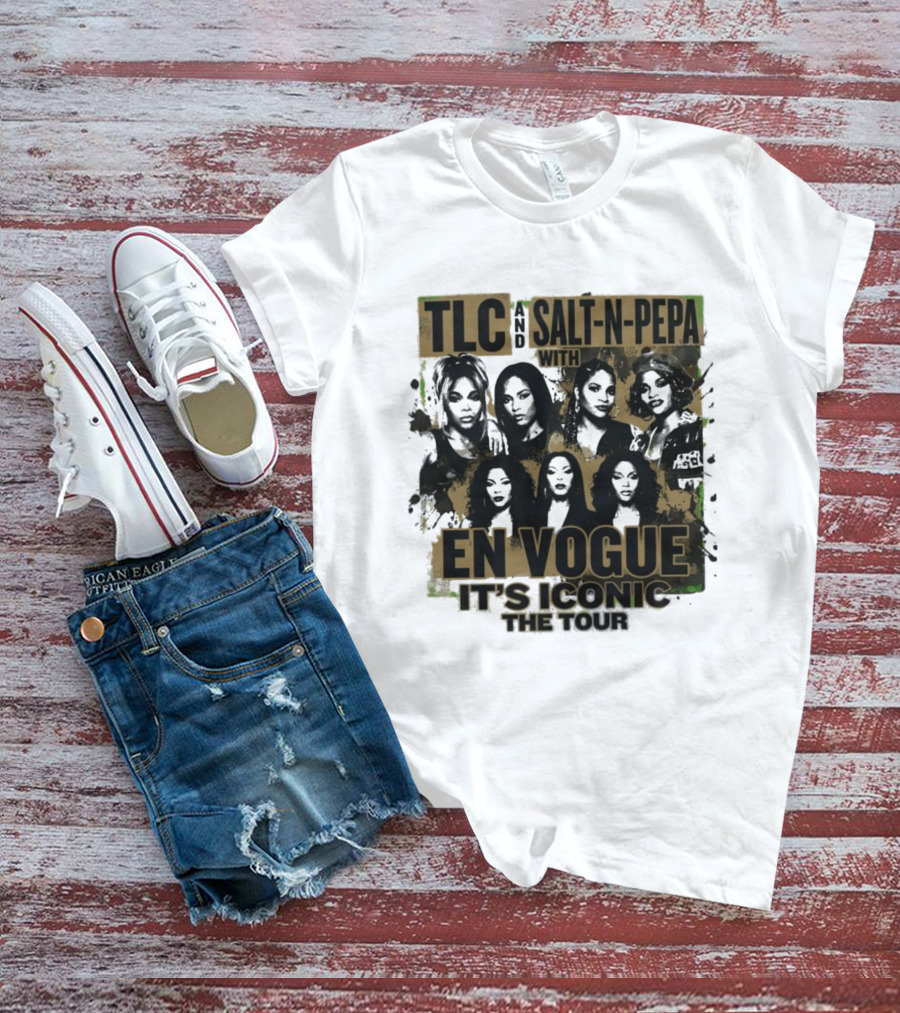 TLC Salt N Pepa With En Vogue It's Iconic The Tour T-Shirt