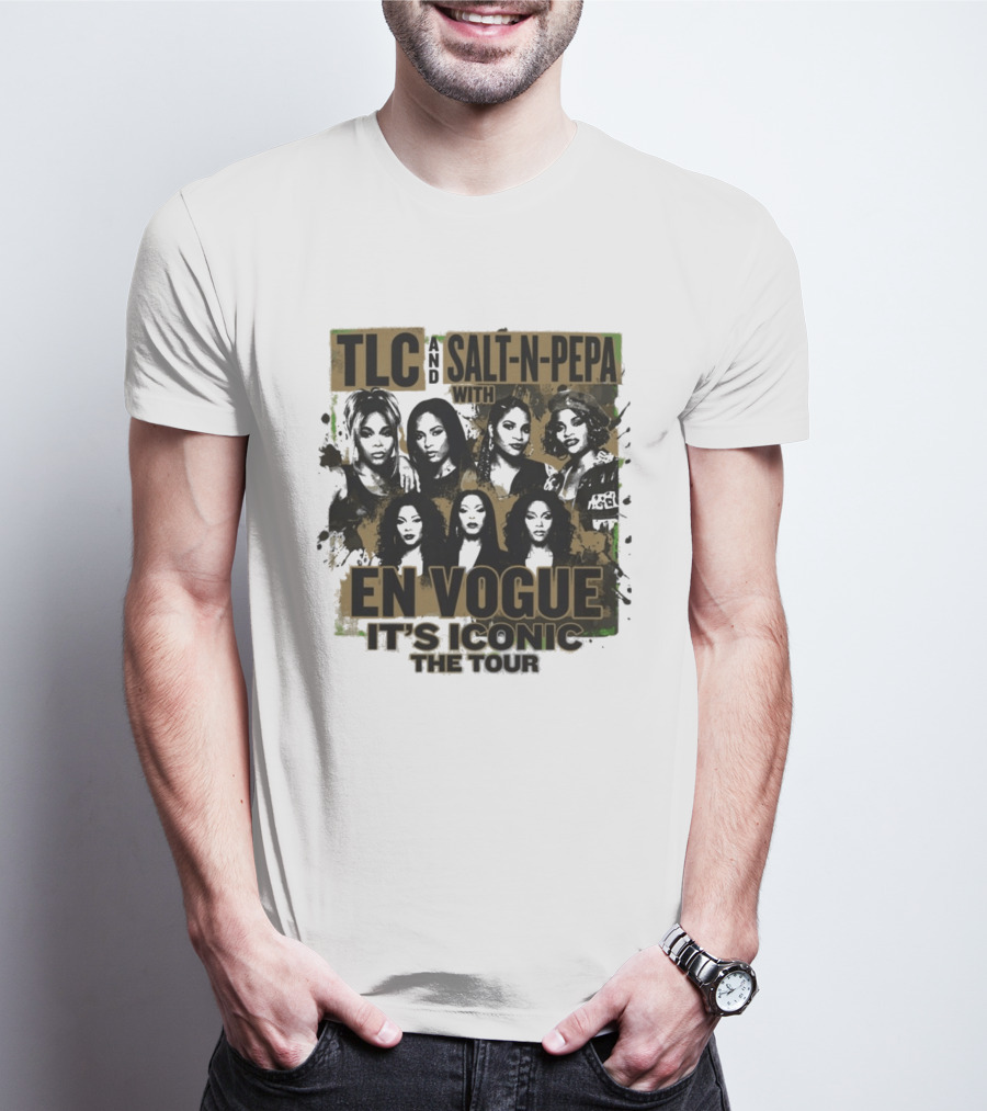 TLC Salt N Pepa With En Vogue It's Iconic The Tour T-Shirt