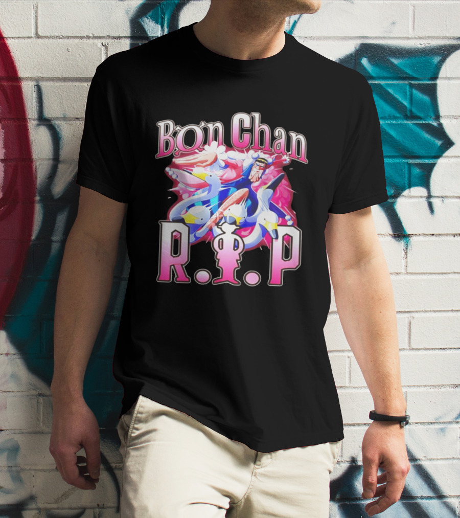 Bon Chan RIP One Piece Bentham Manga Swan Ballet Warlord T-Shirt
