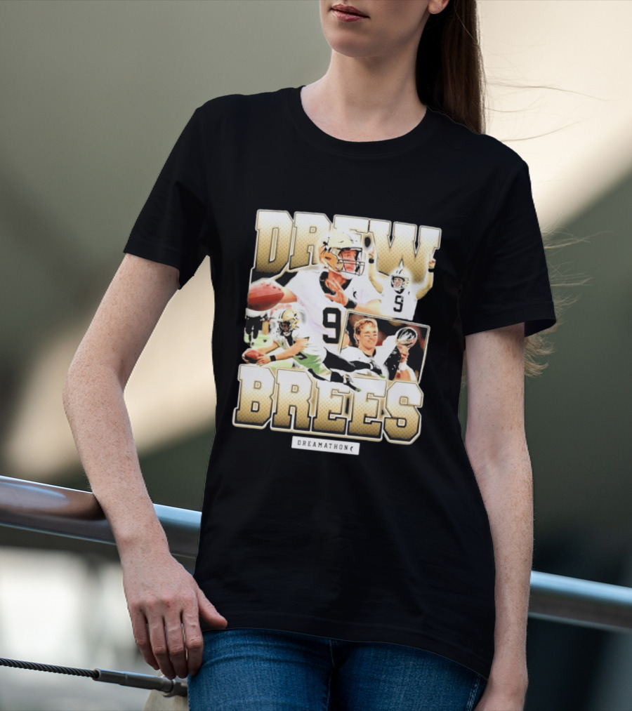 Drew Brees New Orleans 9 Dreamathon T-Shirt