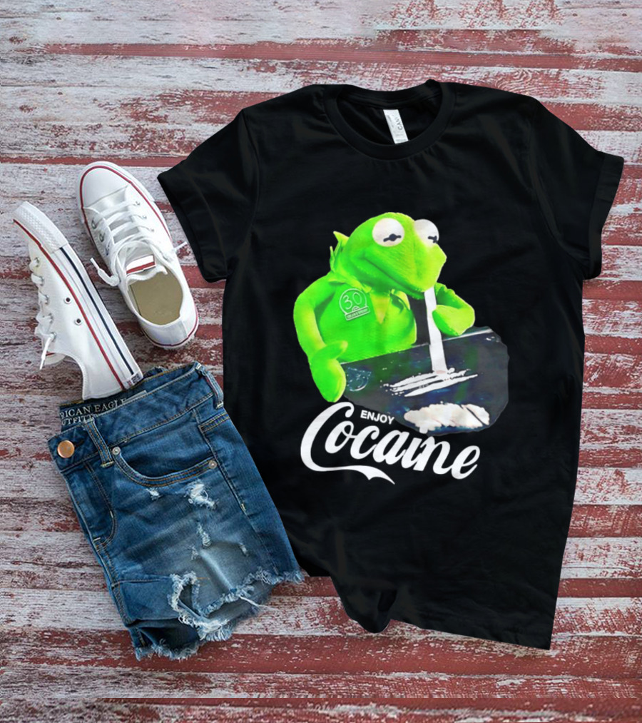 Kermit The Frog Enjoy Cocaine Muppets T-Shirt