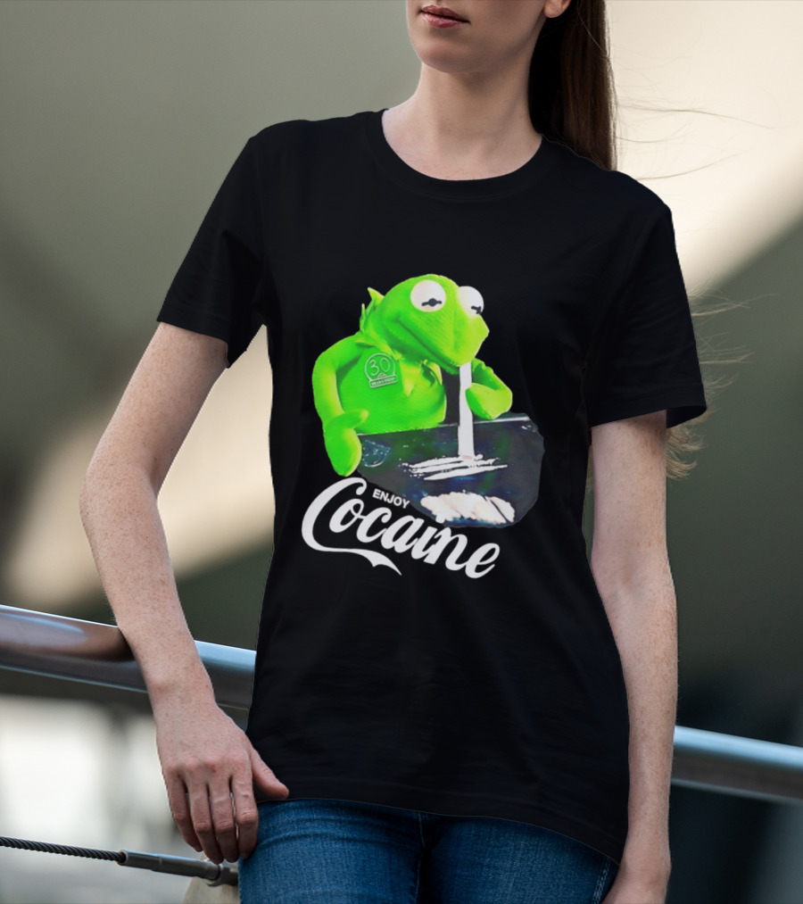 Kermit The Frog Enjoy Cocaine Muppets T-Shirt