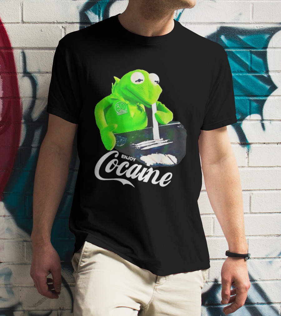 Kermit The Frog Enjoy Cocaine Muppets T-Shirt