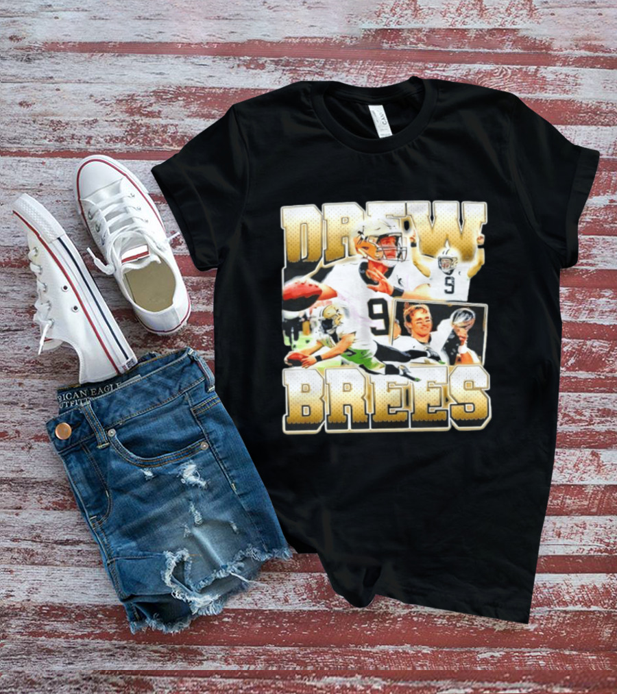 Drew Brees 9 New Orleans Saints Legend T-Shirt