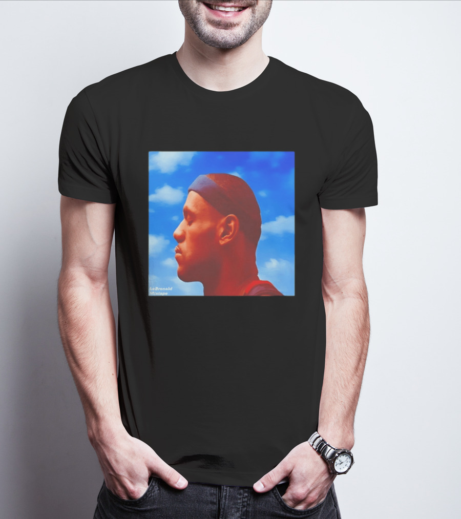 LeBron James LeBronald Mixtape Nothing Was LeSame Los Angeles Lakers Sky T-Shirt