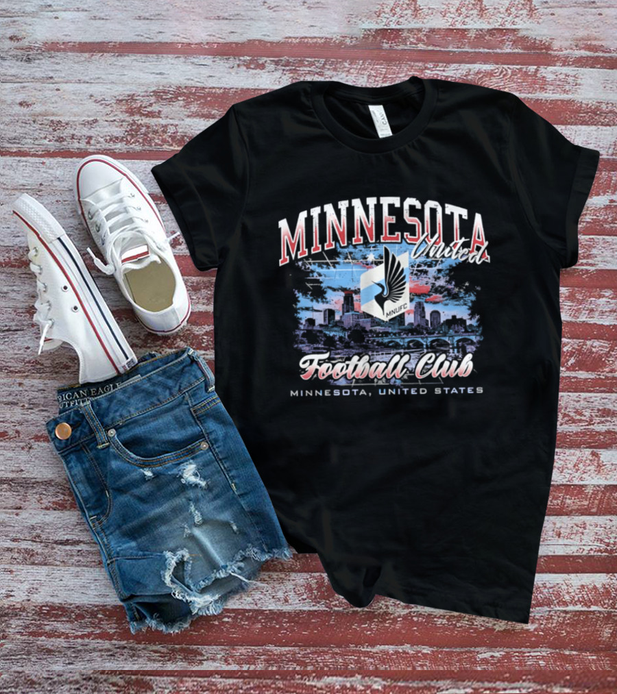 Minnesota United Football Club Minnesota United States Scenery T-Shirt