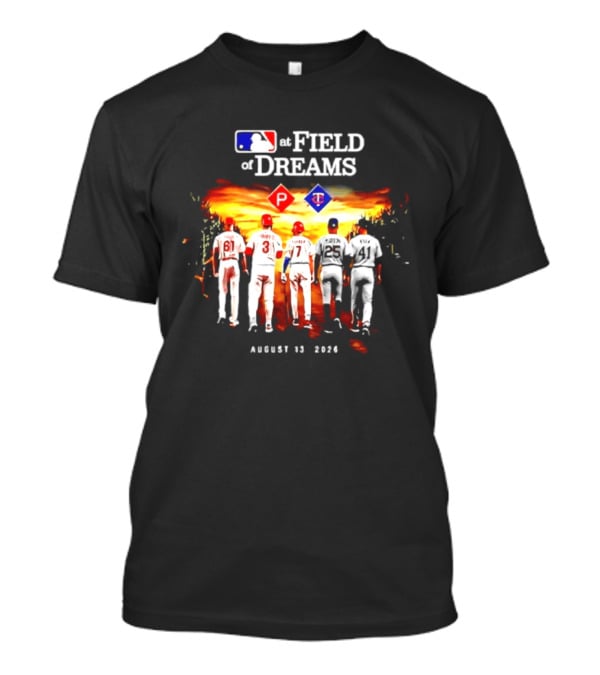 MLB Field Of Dreams Pittsburgh Pirates Vs Minnesota Twins August 13 2026 T-Shirt