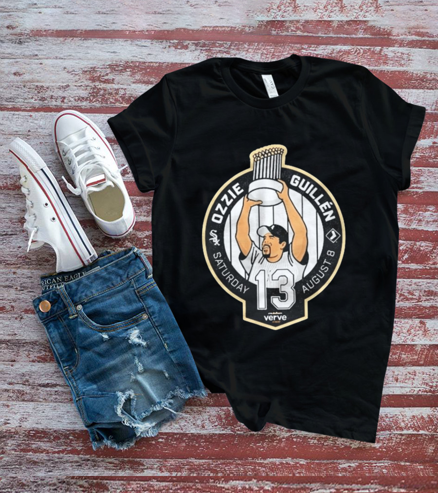 Ozzie Guillen White Sox Verve August 8 Celebration 13 T-Shirt