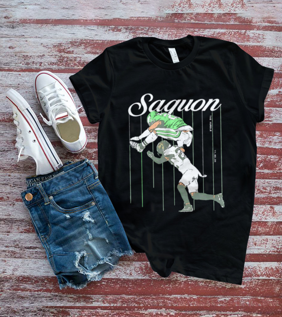 Saquon Barkley Backwards Hurdle Against Philadelphia Eagles T-Shirt