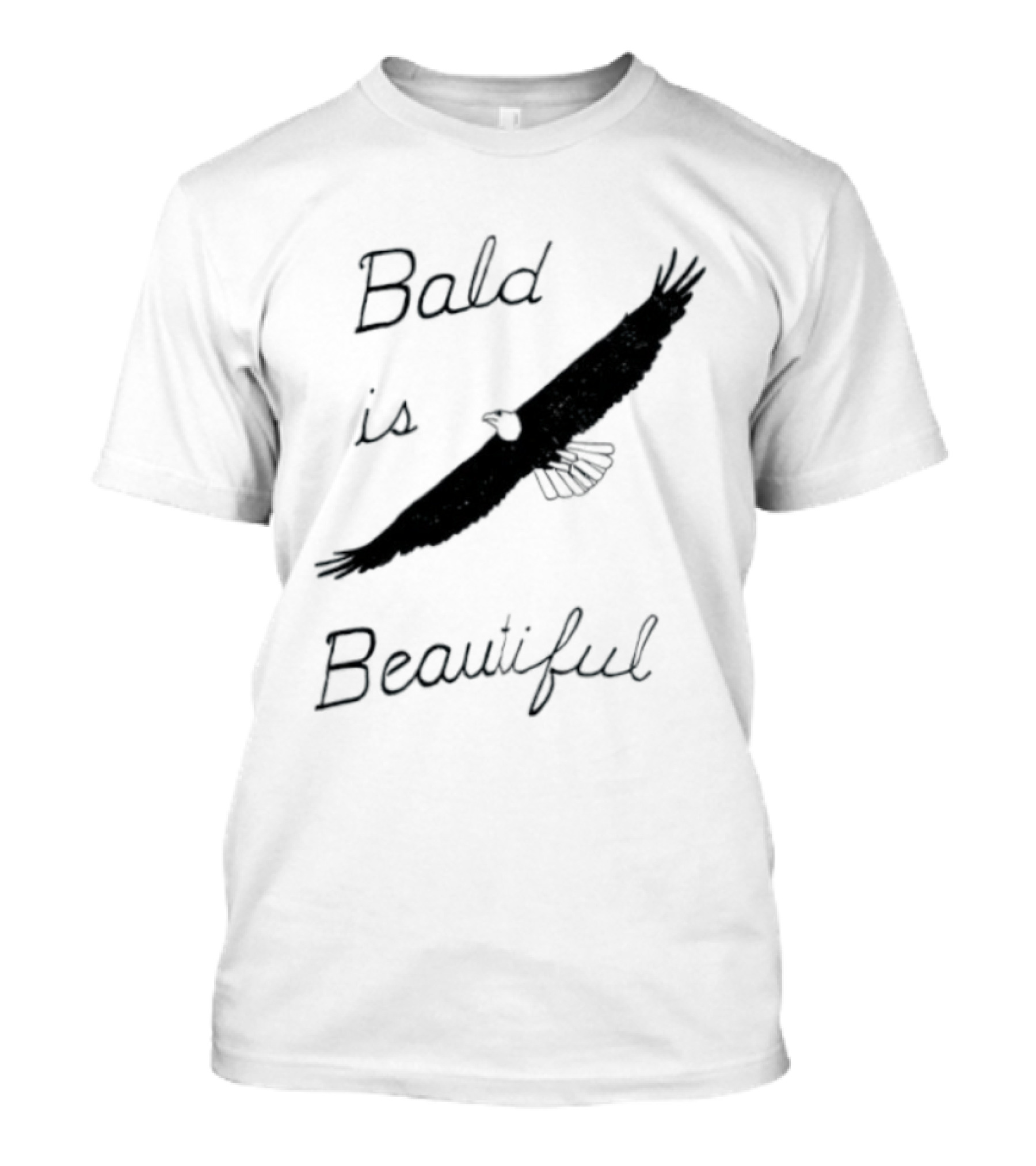 Bald Is Beautiful Hair Loss Eagle Bald Eagle T-Shirt