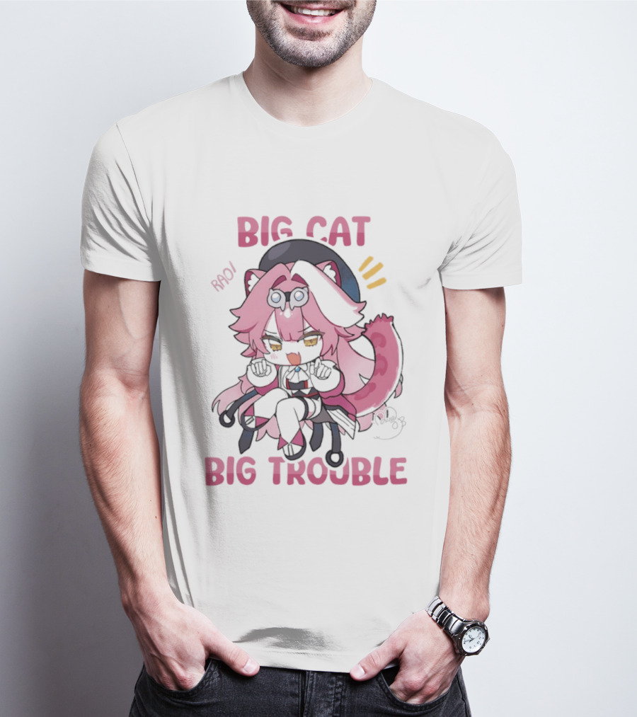 BIG Cat Prowls Into BIG Trouble Anime T-Shirt
