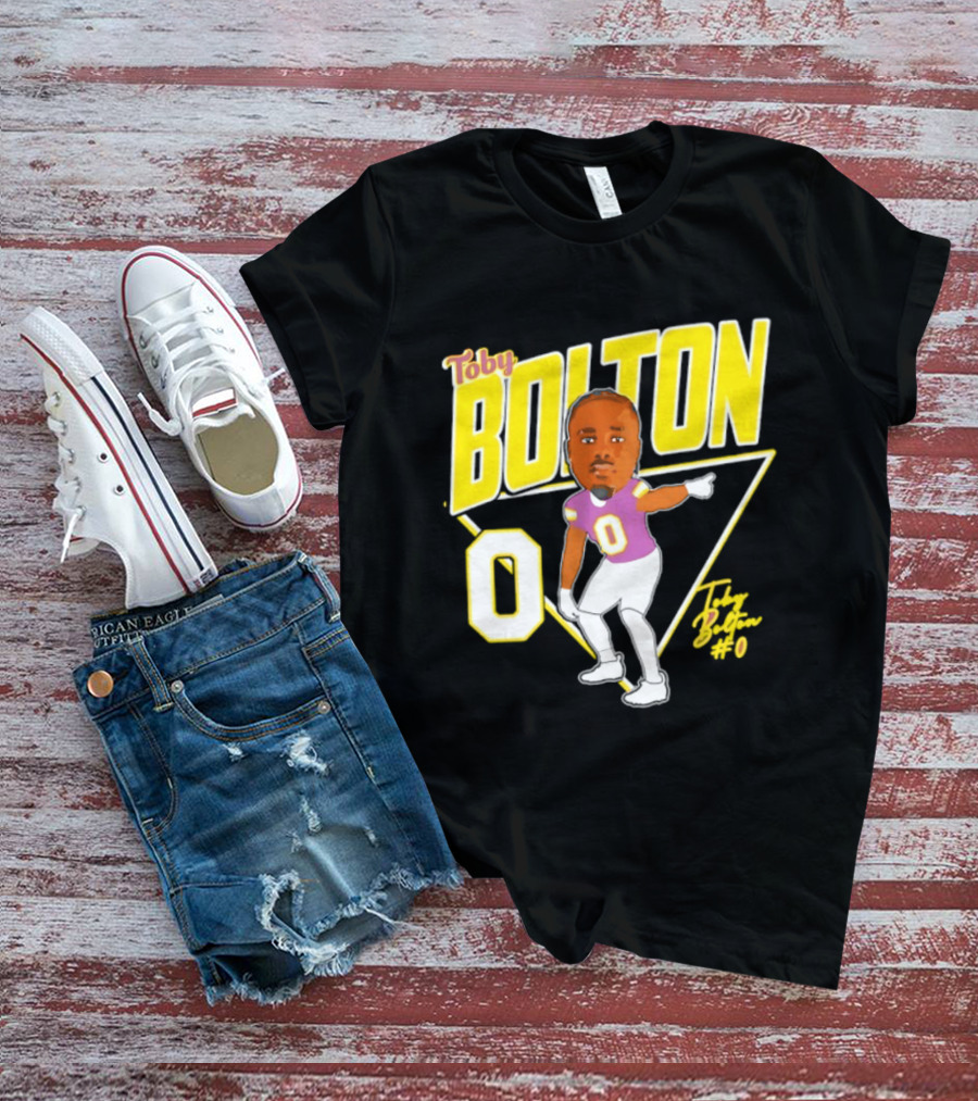 Toby Bolton 0 Caricature Tennessee Tech Football T-Shirt