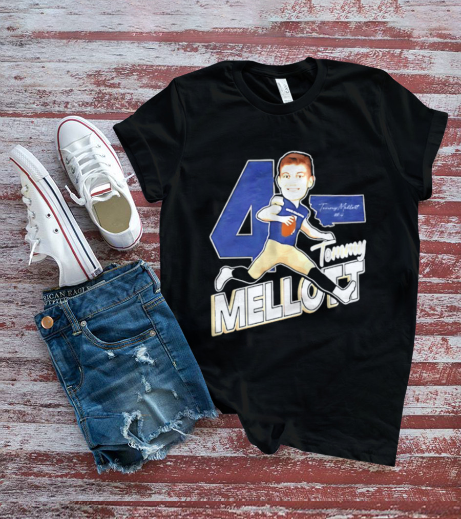 Tommy Mellott 4 Montana State Bobcats Caricature T-Shirt