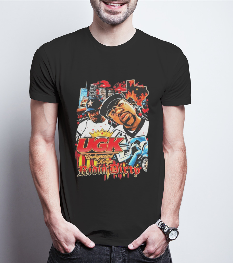 UGK Underground Kingz Ridin' Dirty Texas Rap Legends T-Shirt