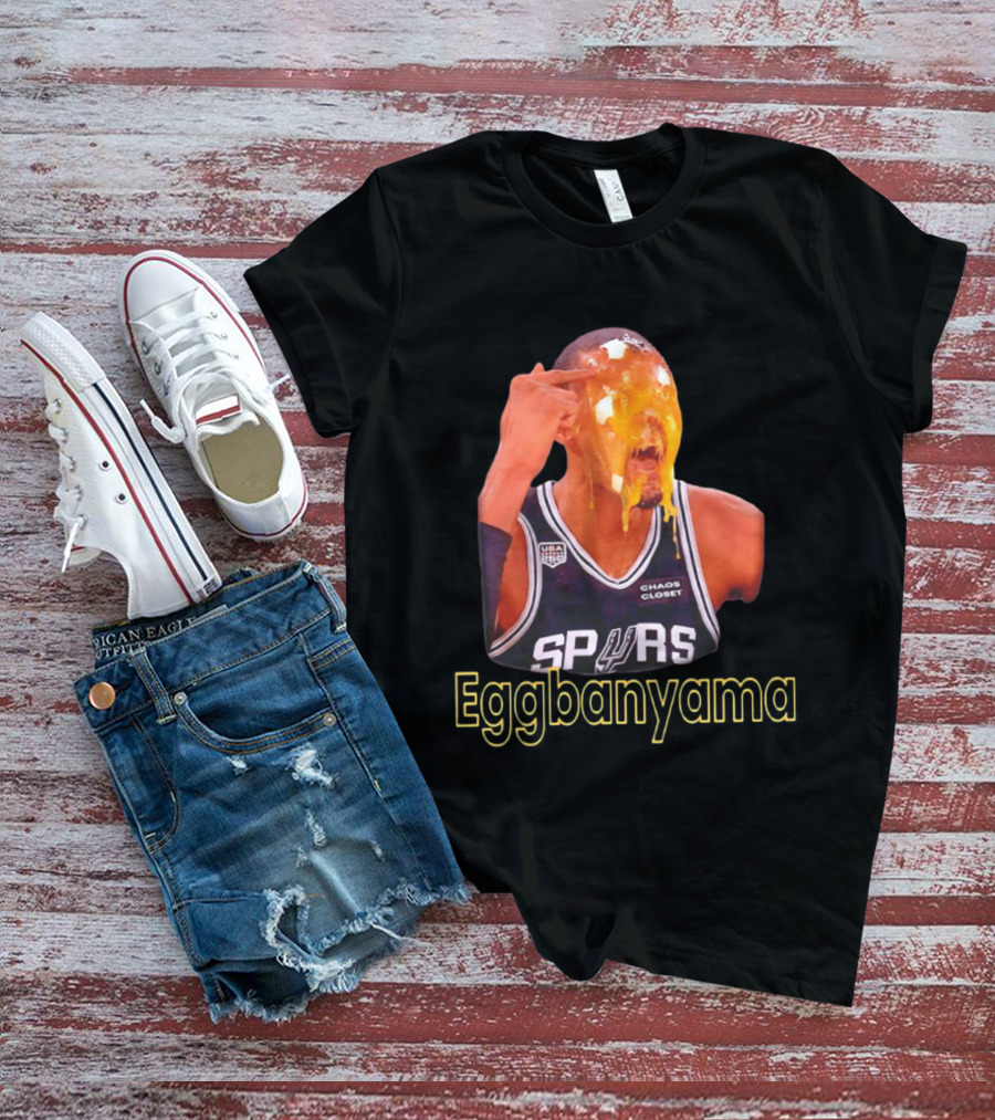 Eggbanyama Spurs Basketball Chaos Closet T-Shirt