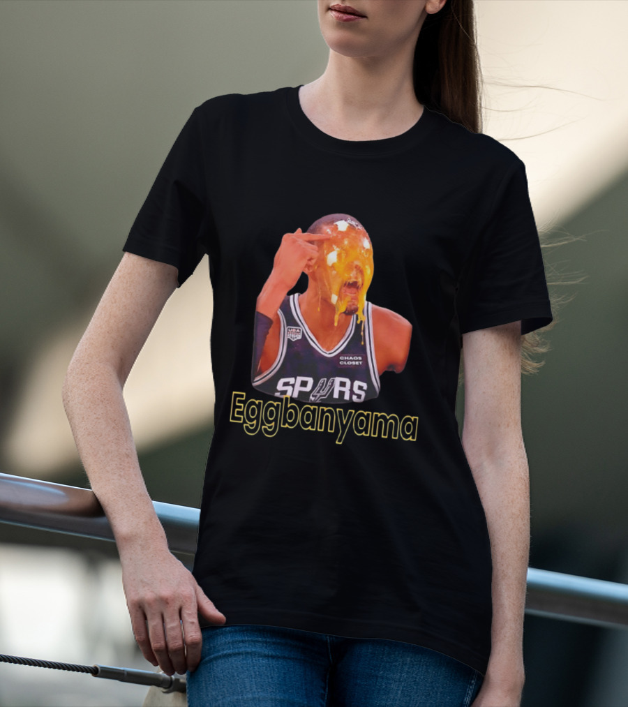 Eggbanyama Spurs Basketball Chaos Closet T-Shirt