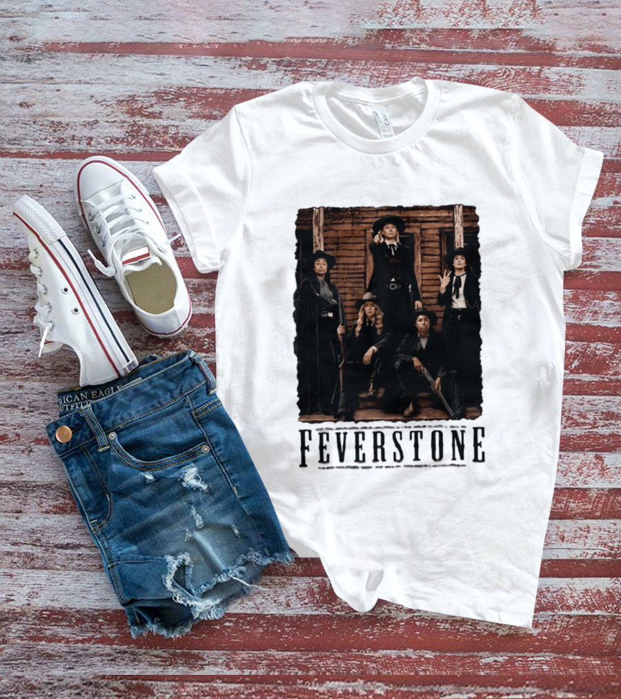 Feverstone Indiana Fever WNBA Basketball Team Western T-Shirt