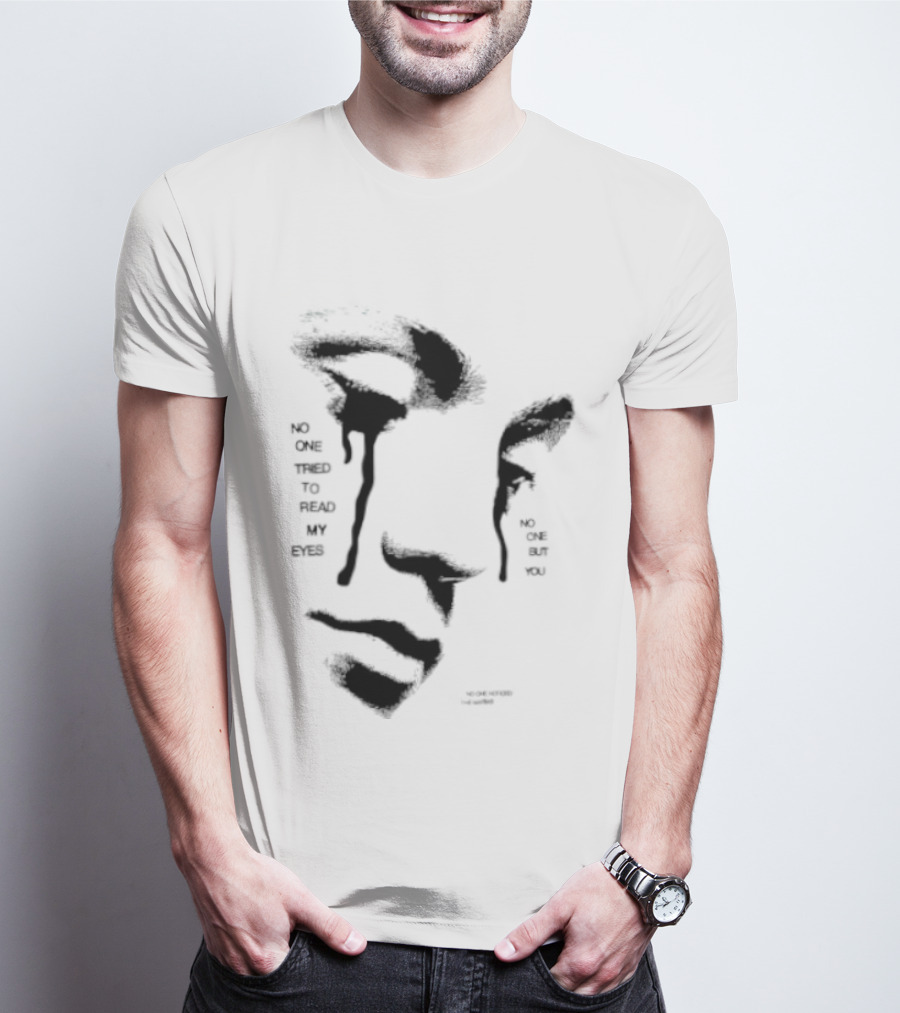 No One Tried To Read My Eyes The Marias Stylized Face T-Shirt