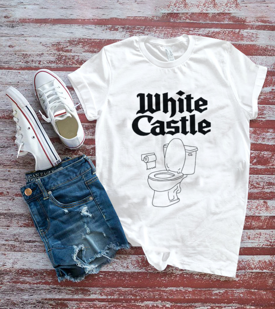 White Castle Toilet Bathroom Humor Fast Food T-Shirt